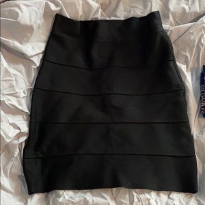 BGBG Black bandage skirt